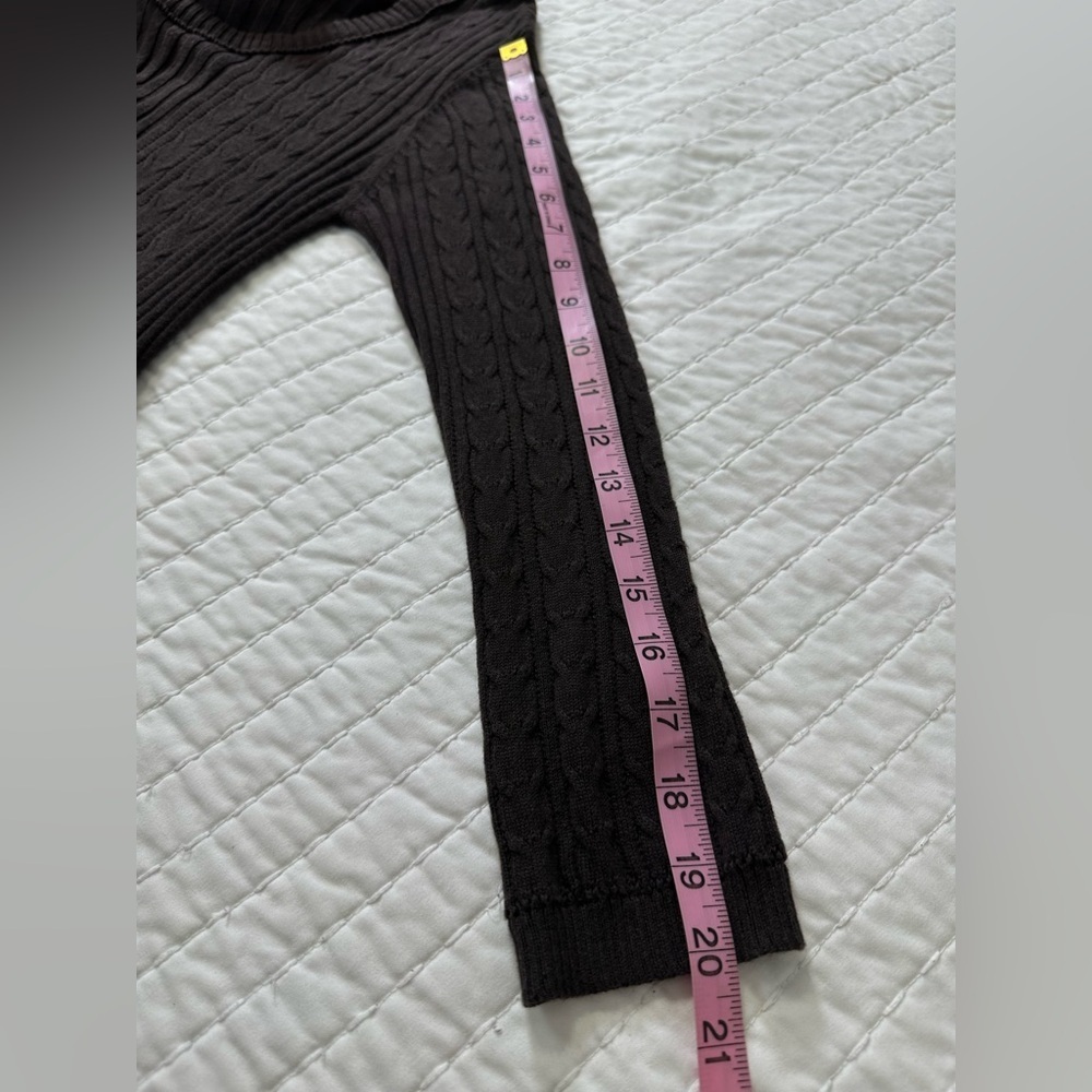 Rabbit Rabbit Rabbit Dark Brown Long Sleeve Dress With Pockets in Size M - Picture 11 of 15
